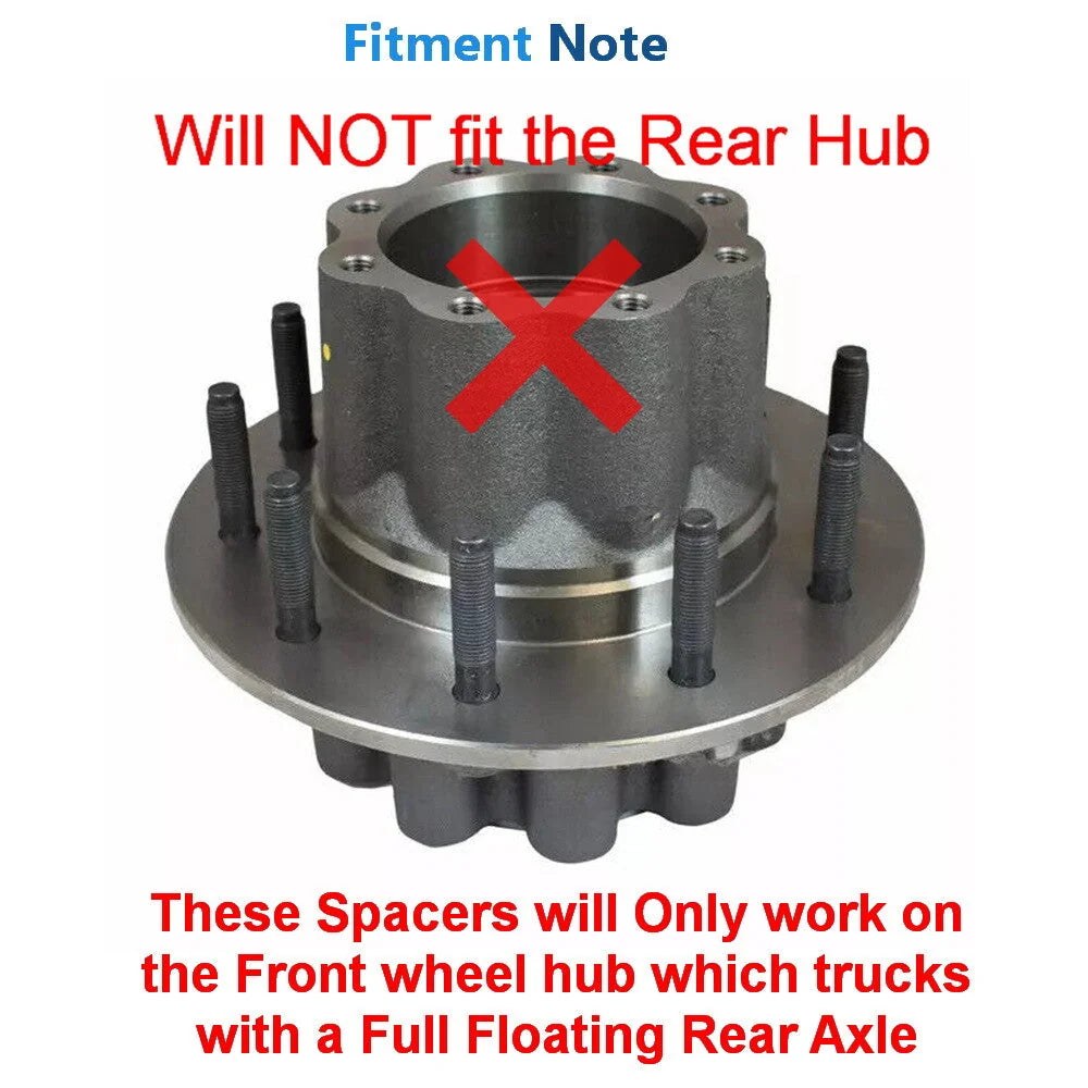 4 Pcs 2" 8x170 Hub Centric Wheel Spacers 14x2 For Ford F250 F350 Super Duty SRW 6B93BC-57 [4]