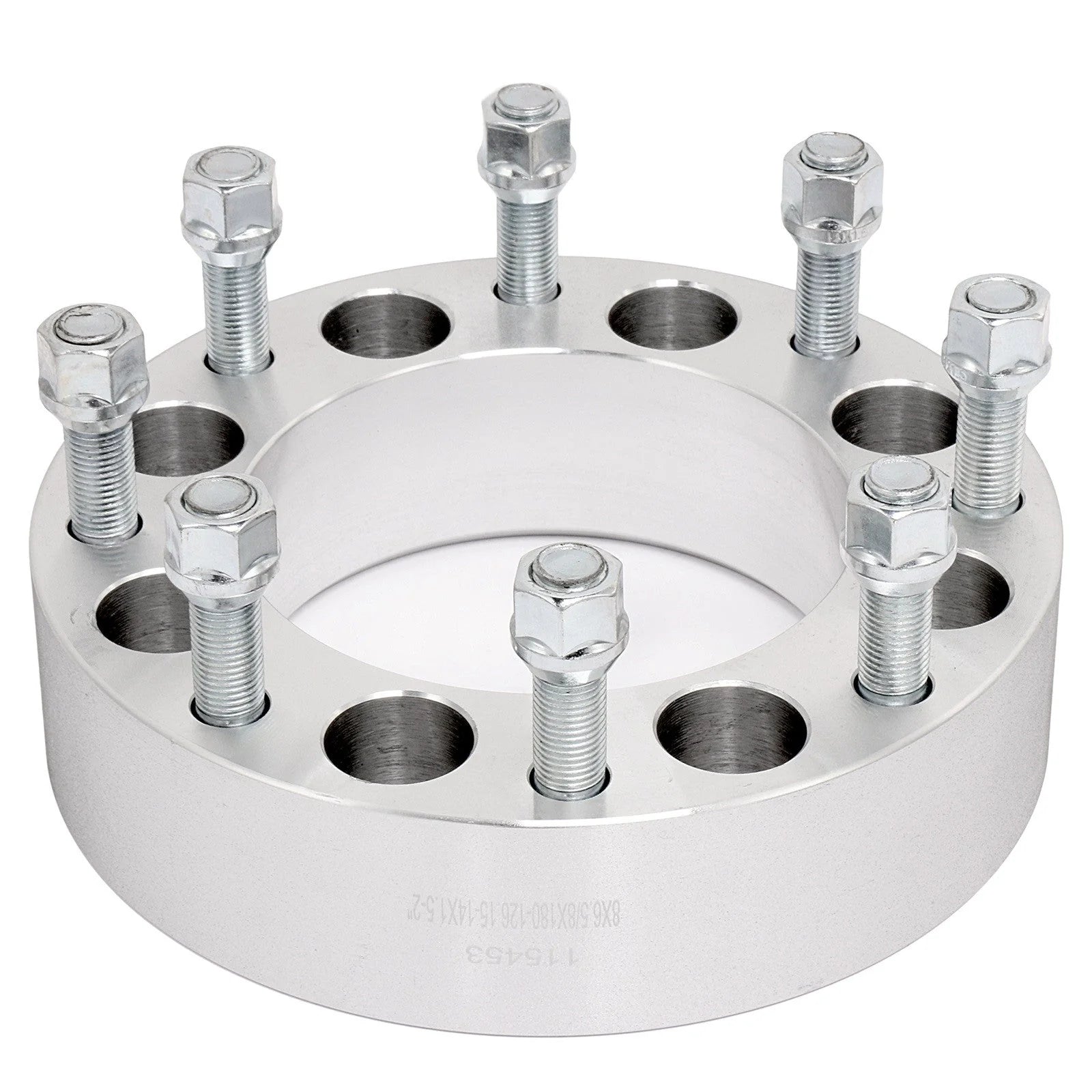 4 Pcs 8x6.5 to 8x180 2 inch Wheel Adapters 14x1.5 For Chevy GMC 8x165.1 to 8x180 6B93BC-57 [7]