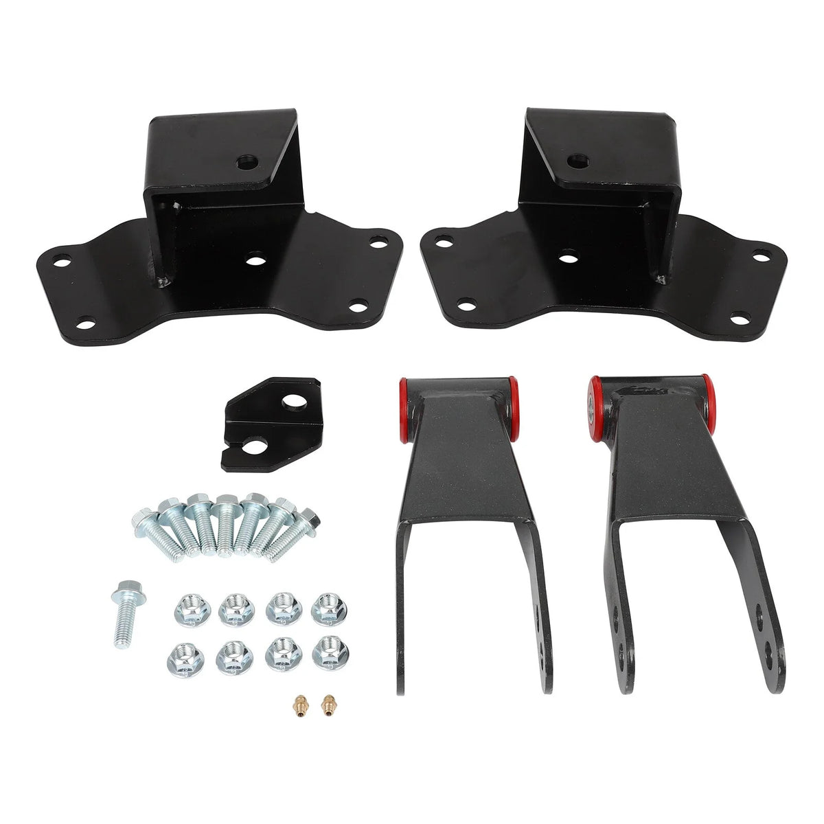 4" Drop Kit Rear Shackles & Hangers For Chevy GMC 1500 C15 K15 Truck 1988-1998 KOEEP [1]
