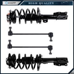 4pc Front Complete Struts Sway Bar for Chevrolet Malibu Pontiac G6 Saturn Aura KOEEP [1]