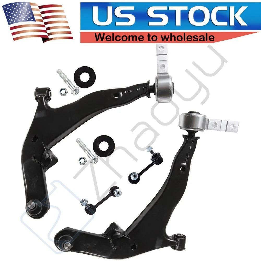 4pc Front Rear Sway Bars Lower Control Arms Kit For Nissan Murano 2003-2007 KOEEP [1]