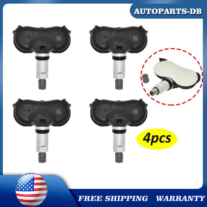 4pc TPMS Tire Pressure Monitor Sensor 42753-SHJ-A820 For Honda Odyssey Ridgeline 6B93BC-57 [1]