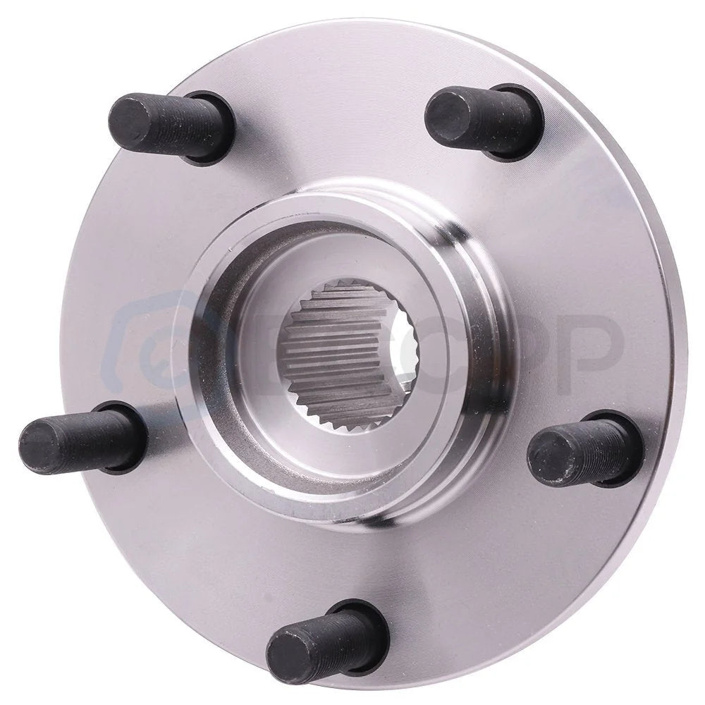 4pc: Steering Parts 2 Wheel Hub and Bearings + 2 Outer Tie Rods Ends KOEEP [2]