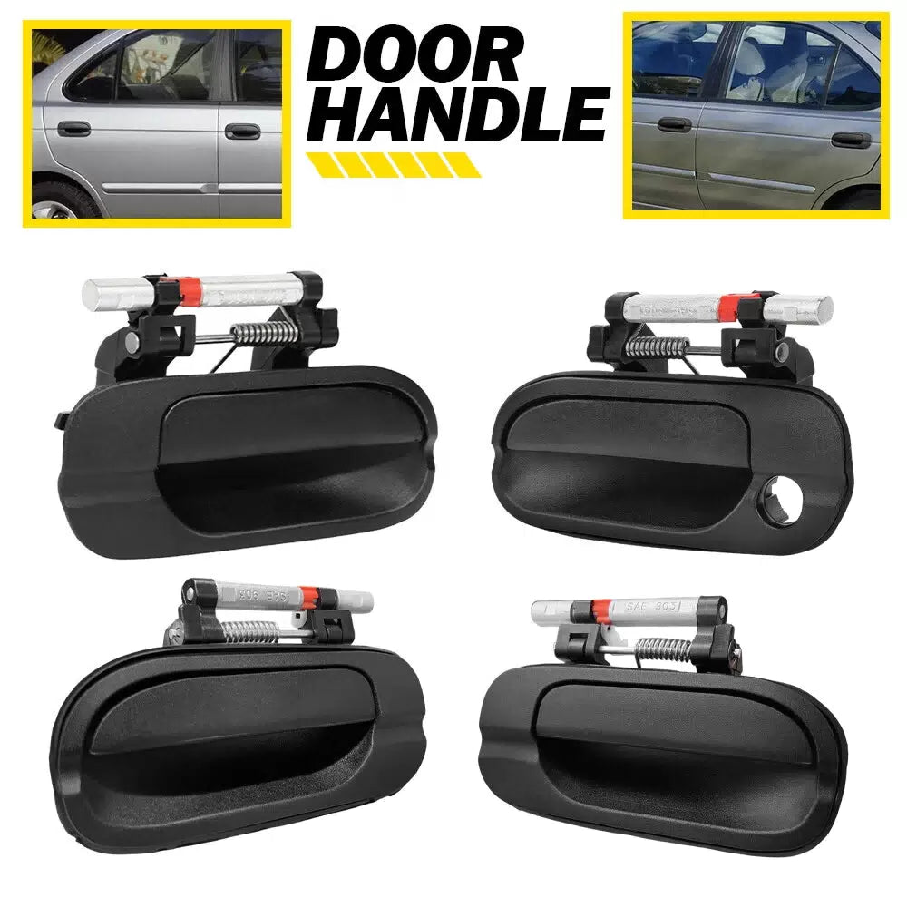 4pcs Exterior Door Handles Set Fits for 2000-2006 Nissan Sentra Front & Rear EOA 6B93BC-57 [10]