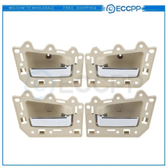 4pcs Fits 2005-2010 Jeep Grand Interior Beige Chrome Door Handle Kit Right Left KOEEP [1]