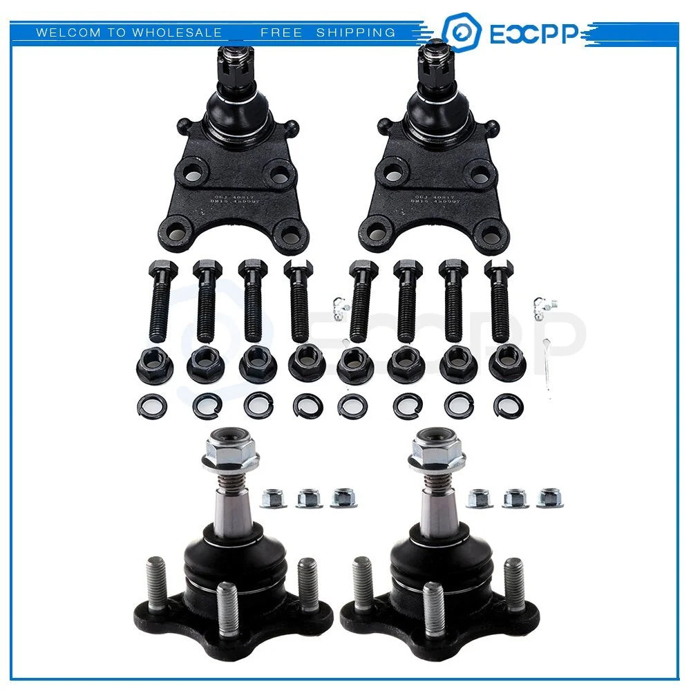 4pcs For 04 05 06-12 GMC Canyon Chevy Colorado Front Upper Lower Ball Joints Kit KOEEP [1]