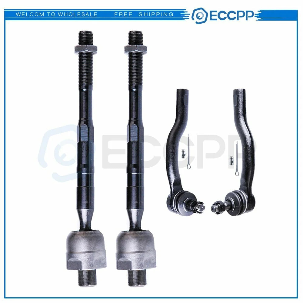 4pcs For 04-14 Infiniti QX56 & Nissan Titan Armada Front Tie Rods Suspension Kit KOEEP [1]