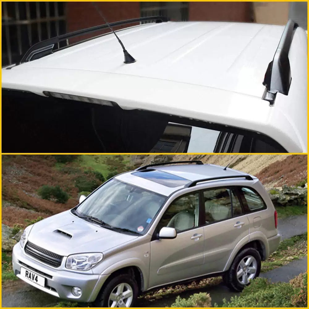 4pcs For Toyota RAV4 XA20 2001-2006 Roof Rack Bar Cover Rail End Replace Shell 6B93BC-57 [8]