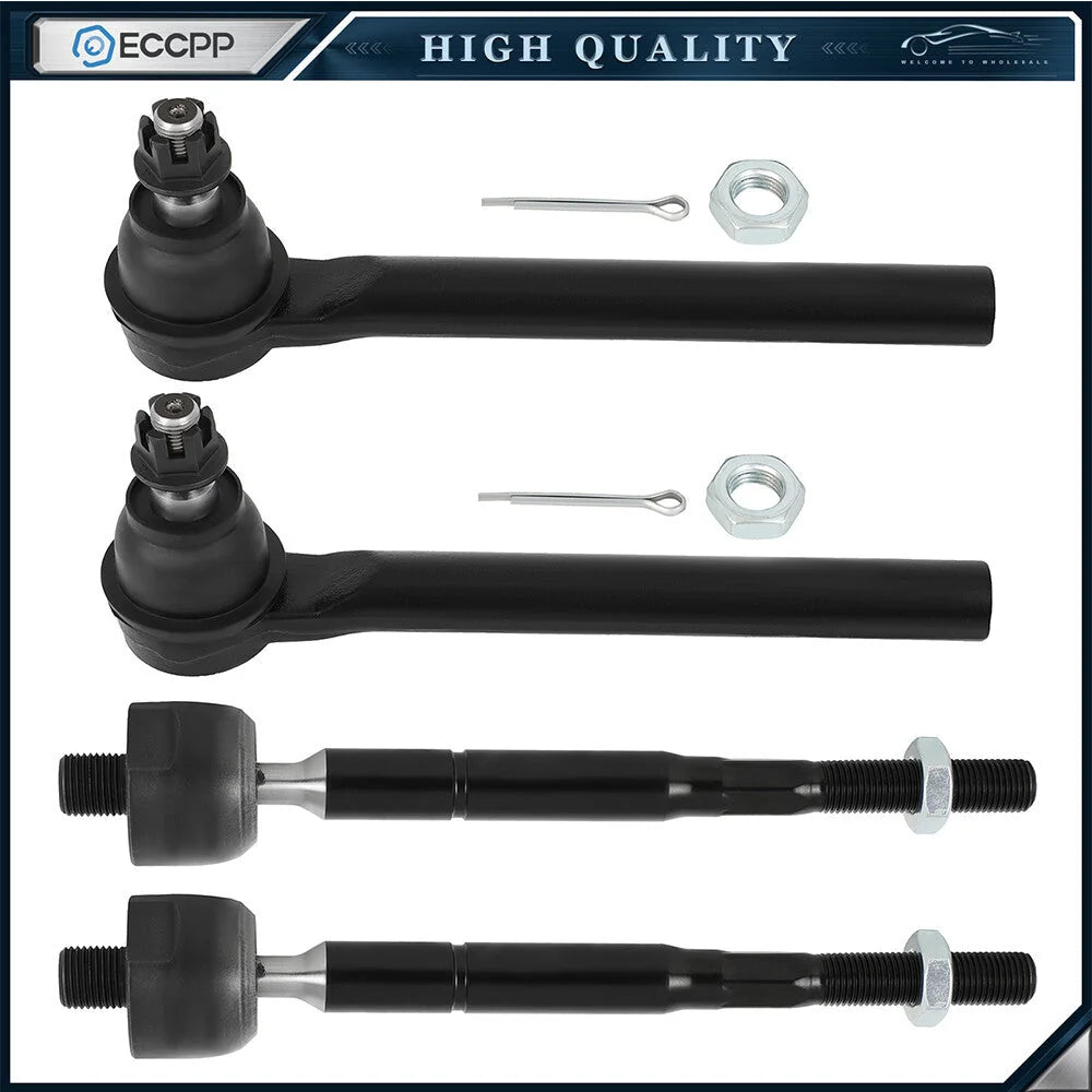 4pcs Front Inner and Outer Tie Rod Ends For 2005 - 2008 2009 2010 Honda Odyssey KOEEP [1]