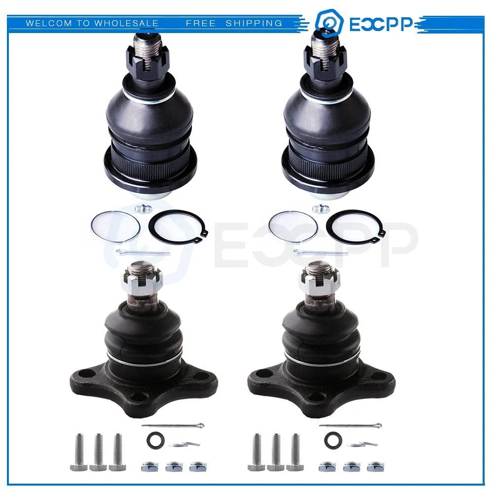 4pcs Front Upper Lower Ball Joints Suspension Kit For 1983-1985 Dodge RAM 50 KOEEP [1]