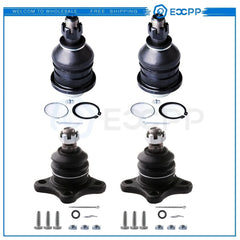 4pcs Front Upper Lower Ball Joints Suspension Kit For 1983-1985 Dodge RAM 50 KOEEP [1]