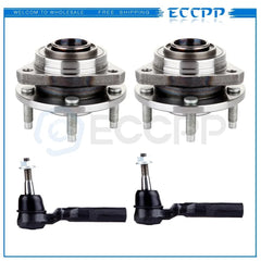 4pcs Front Wheel Bearing Outer Tie Rod For 2004-07 Chevy Malibu Pontiac G6 6B93BC-57 [1]