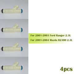 4pcs Fuel Injector For 2001-2004 Ford Ranger Mazda B2300 L4 2.3L 0280156155 6B93BC-57 [1]