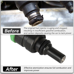 4pcs Fuel Injectors For Mercedes-benz C230 1.8L 2003 2004 2005 2710780549 6B93BC-57 [4]