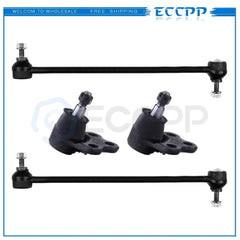 4pcs Lower Ball Joint Front Sway Bar Kit For 2004-2007 2008 Pontiac Grand Prix KOEEP [1]