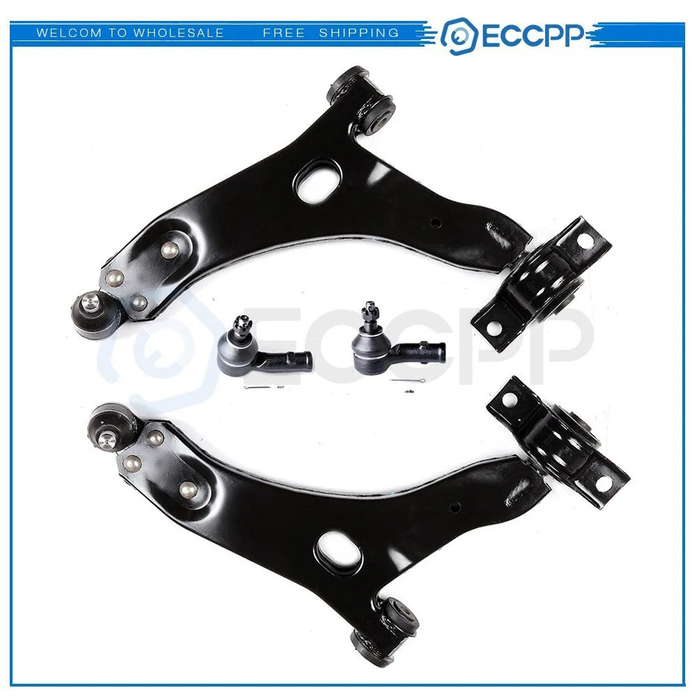 4pcs Lower Control Arm Outer Tie Rod Ends Kit For 2000-2003 2004 Ford Focus KOEEP [1]