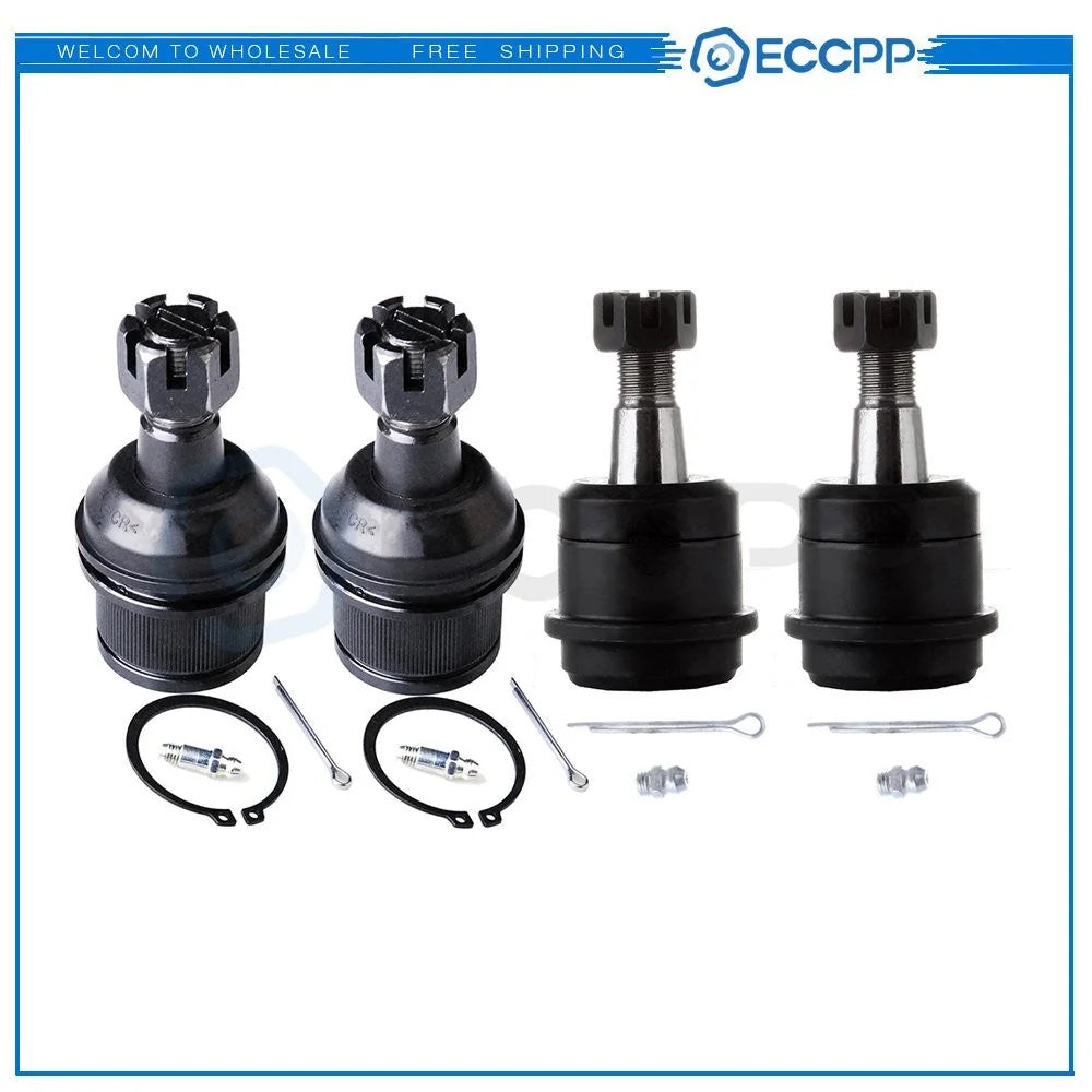 4pcs Suspension Upper Lower Ball Joint For 2000 -2002 Dodge Ram 2500 3500 Truck KOEEP [1]