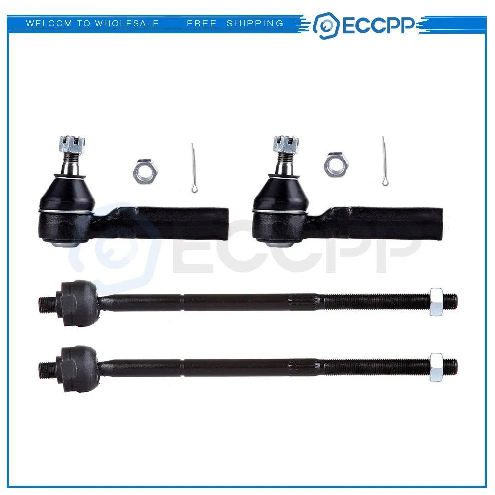 4pcs Tie Rod Links Kit Inner Outer For 1996-2000 Chrysler Dodge ES3401RL EV362 KOEEP [1]