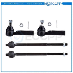 4pcs Tie Rod Links Kit Inner Outer For 1996-2000 Chrysler Dodge ES3401RL EV362 KOEEP [1]