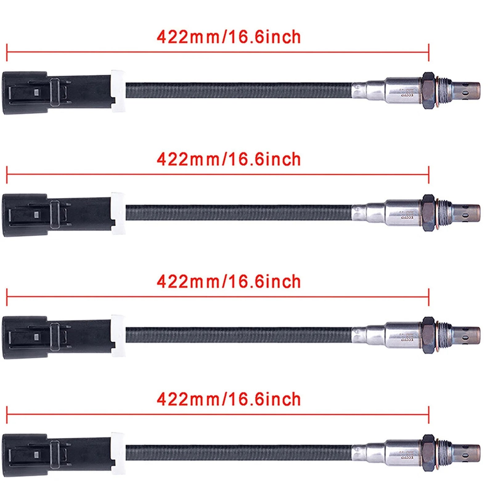 4pcs Upstream & Downstream 02 O2 Oxygen Sensor for 2005-2006 Mazda Tribute 3.0L 6B93BC-57 [8]