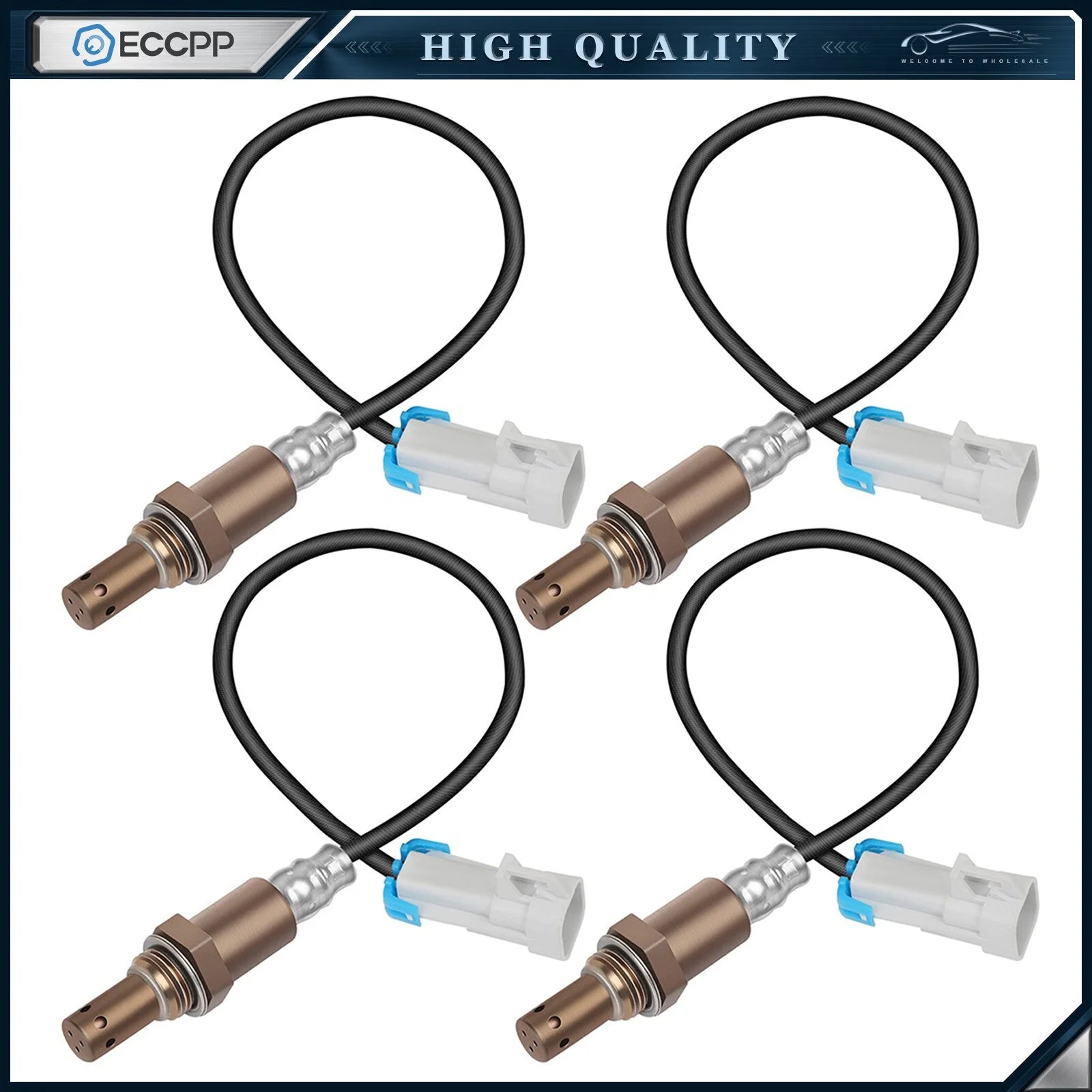 4pcs Upstream & Downstream Oxygen Sensor for 2003-2005 GMC Yukon XL 1500 5.3L 6B93BC-57 [1]