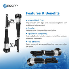 4xFront + Rear Air Suspension Shock Fits Mercedes W221 S350 S400 S500 S550 S63 KOEEP [3]