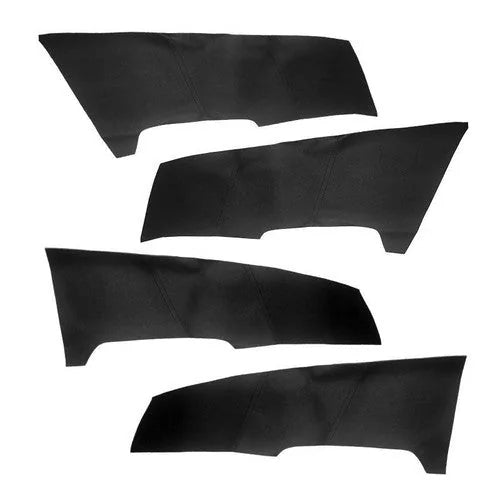 4x All Black Leather Interior Door Panel Cover For Honda Accord 8th Gen 08-2012 6B93BC-57 [1]
