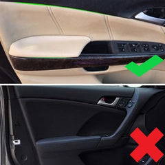 4x All Black Leather Interior Door Panel Cover For Honda Accord 8th Gen 08-2012 6B93BC-57 [2]