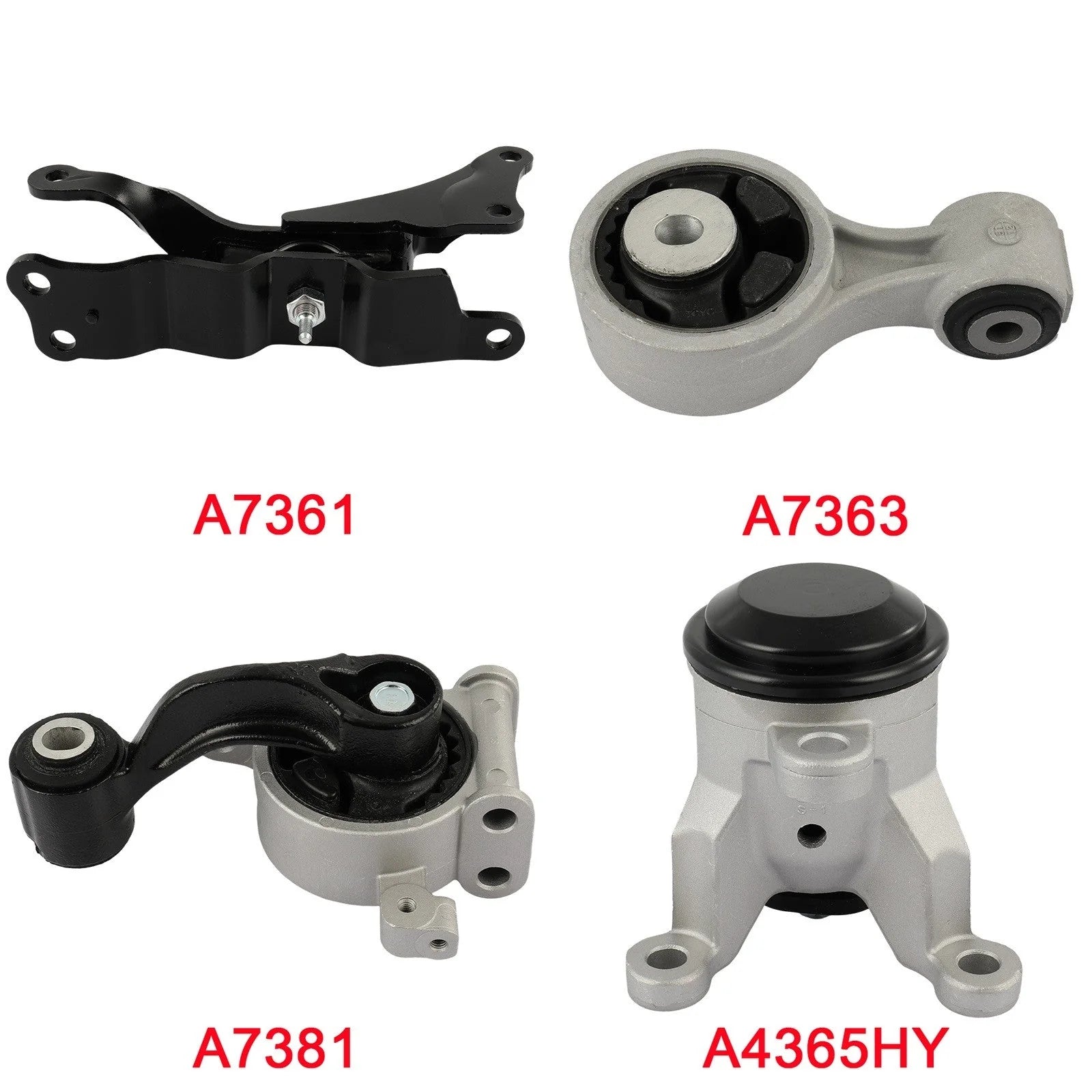 4x Engine Motor & Transmission Mount & Torque Strut Mount for Nissan Maxima 3.5L KOEEP [3]