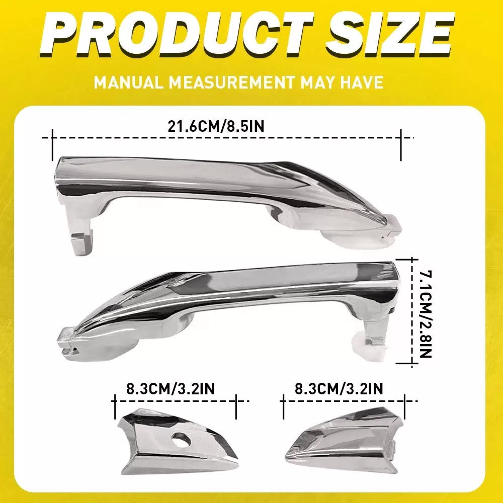 4x Exterior Outside Door Handle Front Rear Left Right For 2008-2012 Honda Accord 6B93BC-57 [4]