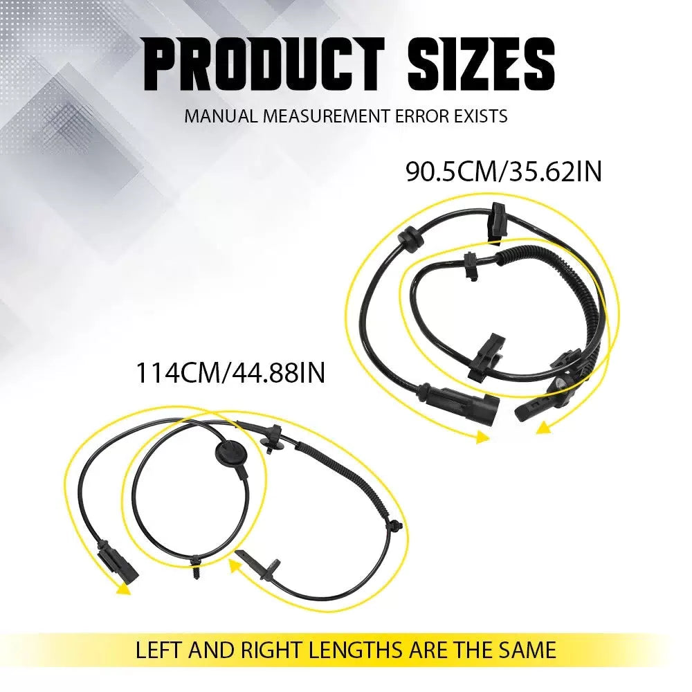 4x Front Rear ABS Wheel Speed Sensor for 2009-17 Chevy Traverse Buick Enclave EA 6B93BC-57 [2]