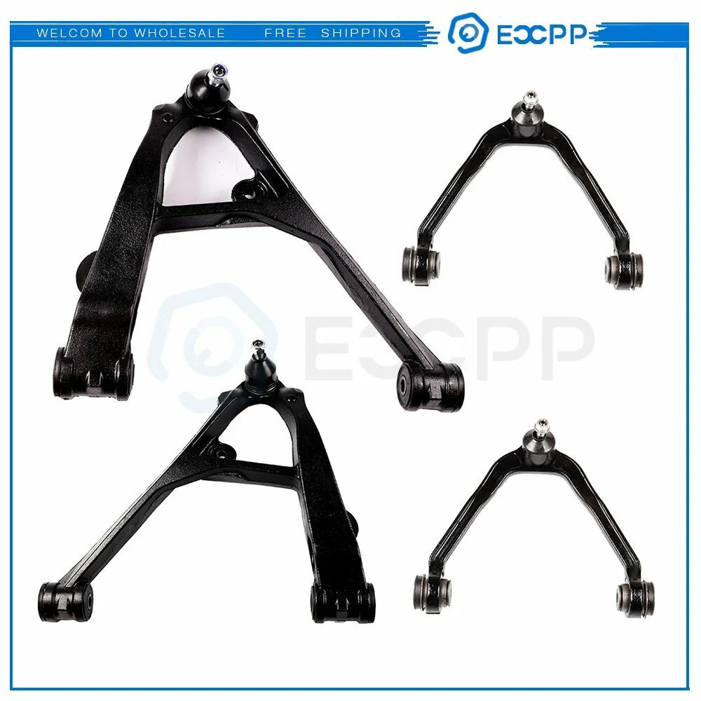 4x Front Upper Lower Control Arm Ball Joint For Chevy Silverado Sierra 1500 6Lug KOEEP [1]
