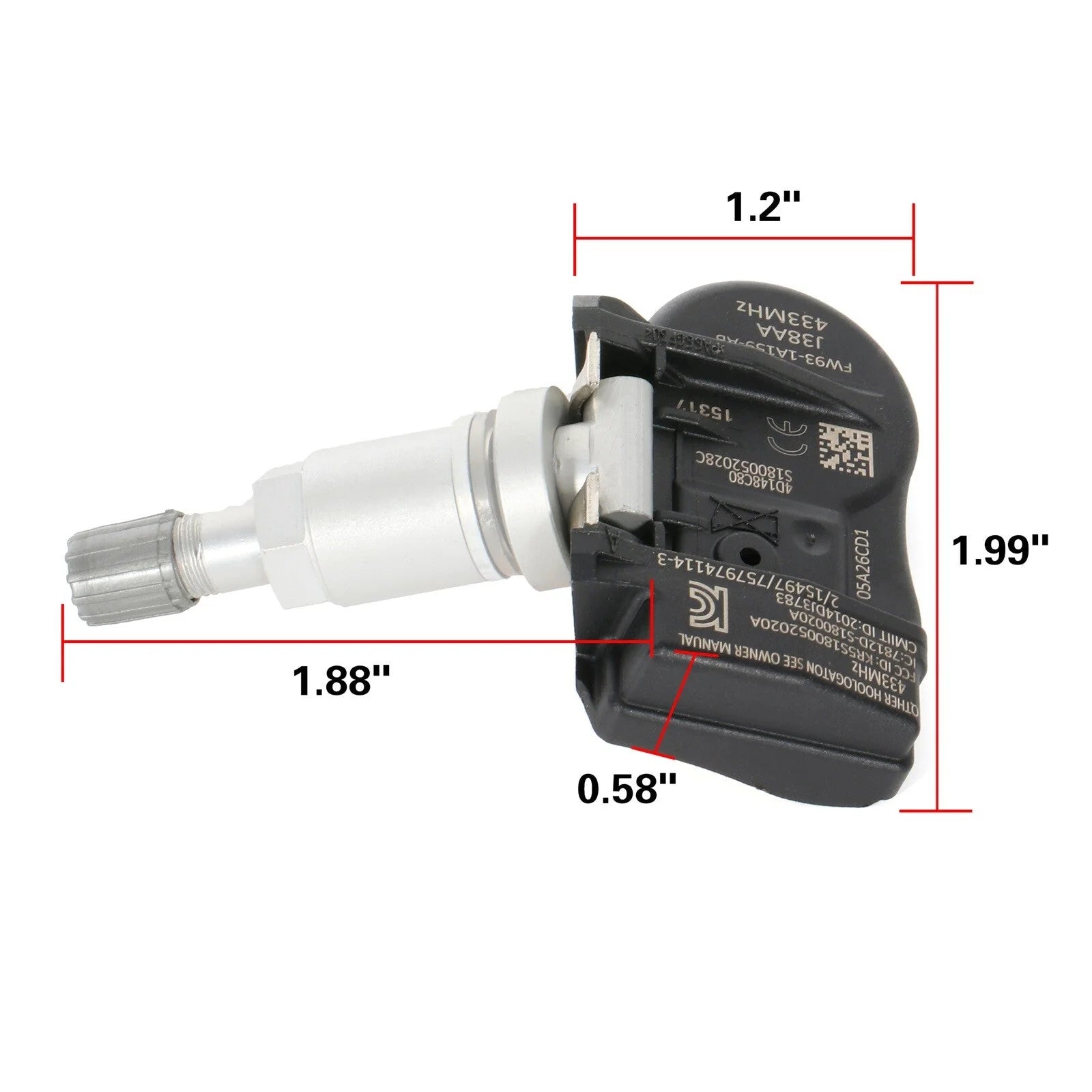 4x LR070840 TPMS Tire Pressure Sensor For Land Rover Freelander Defender 315MHZ KOEEP [5]