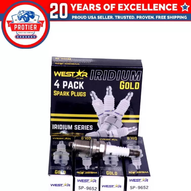 4x iridium spark plugs 7090 SP-9652 IX 5464 BKR5EGP performance power MPG 6B93BC-57 [1]