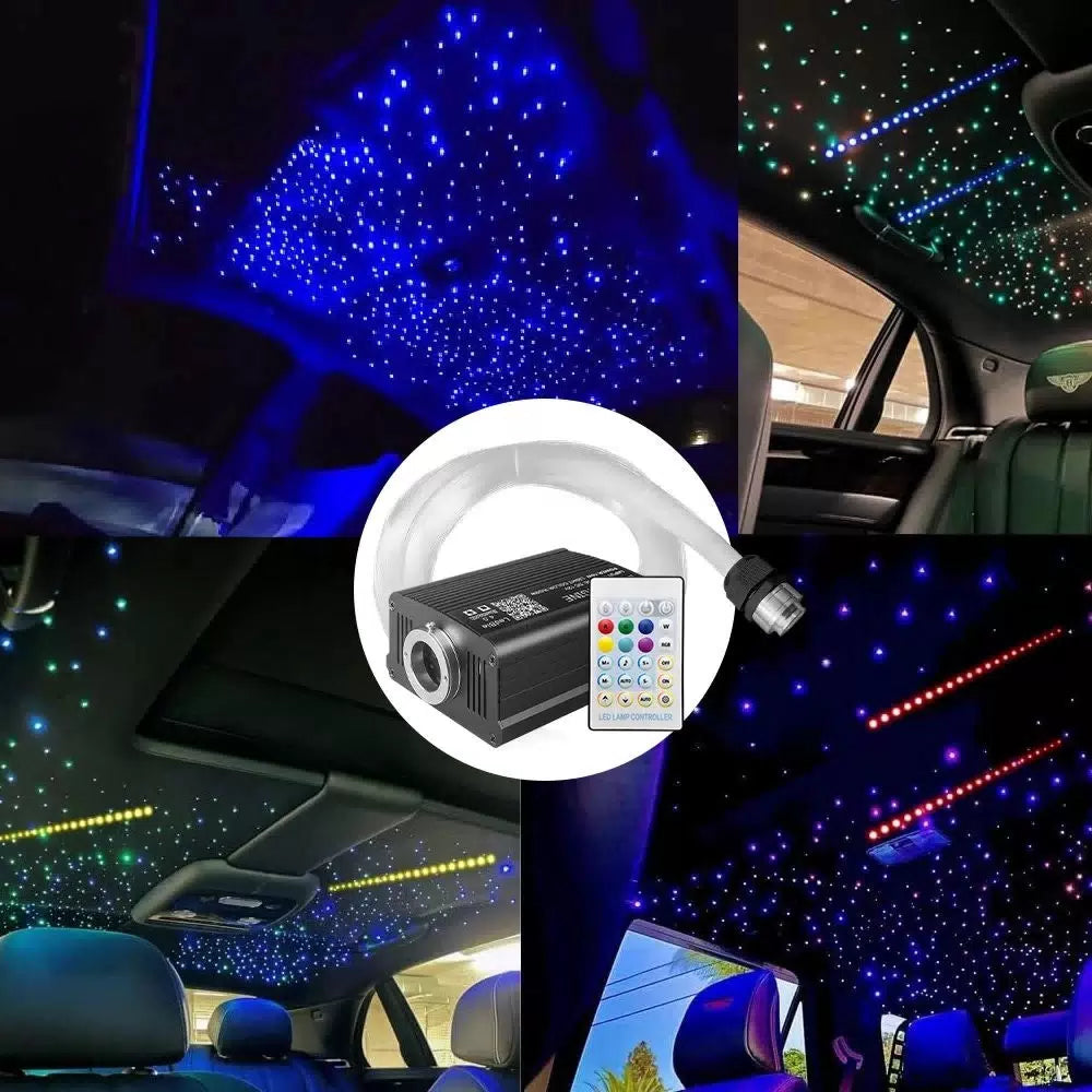 500PCS FIBER OPTIC LIGHTS KIT FOR STAR CEILING SKY RGBW LIGHT ENGINE CAR HOME EA 6B93BC-57 [10]
