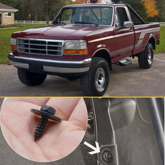 50pcs Metal Black Car Fender Liner Body Bumper Cover Splash Shield Bolt Screw EA 6B93BC-57 [4]
