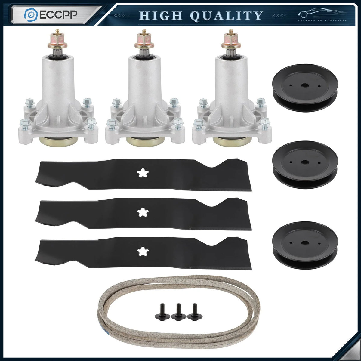 54" Lawn Mower Deck Rebuild Kit For Husqvarna LGT2654 LGTH2454 YTH24V54 KOEEP [1]