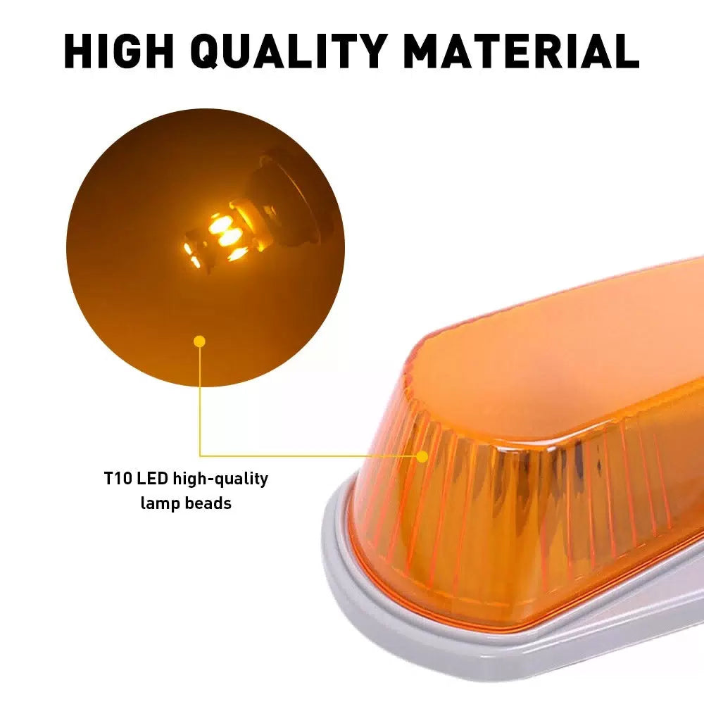 5Pcs For FORD F150 F350 F250 1973-1997 Roof Top Lights Cab Amber Marker Lights 6B93BC-57 [7]