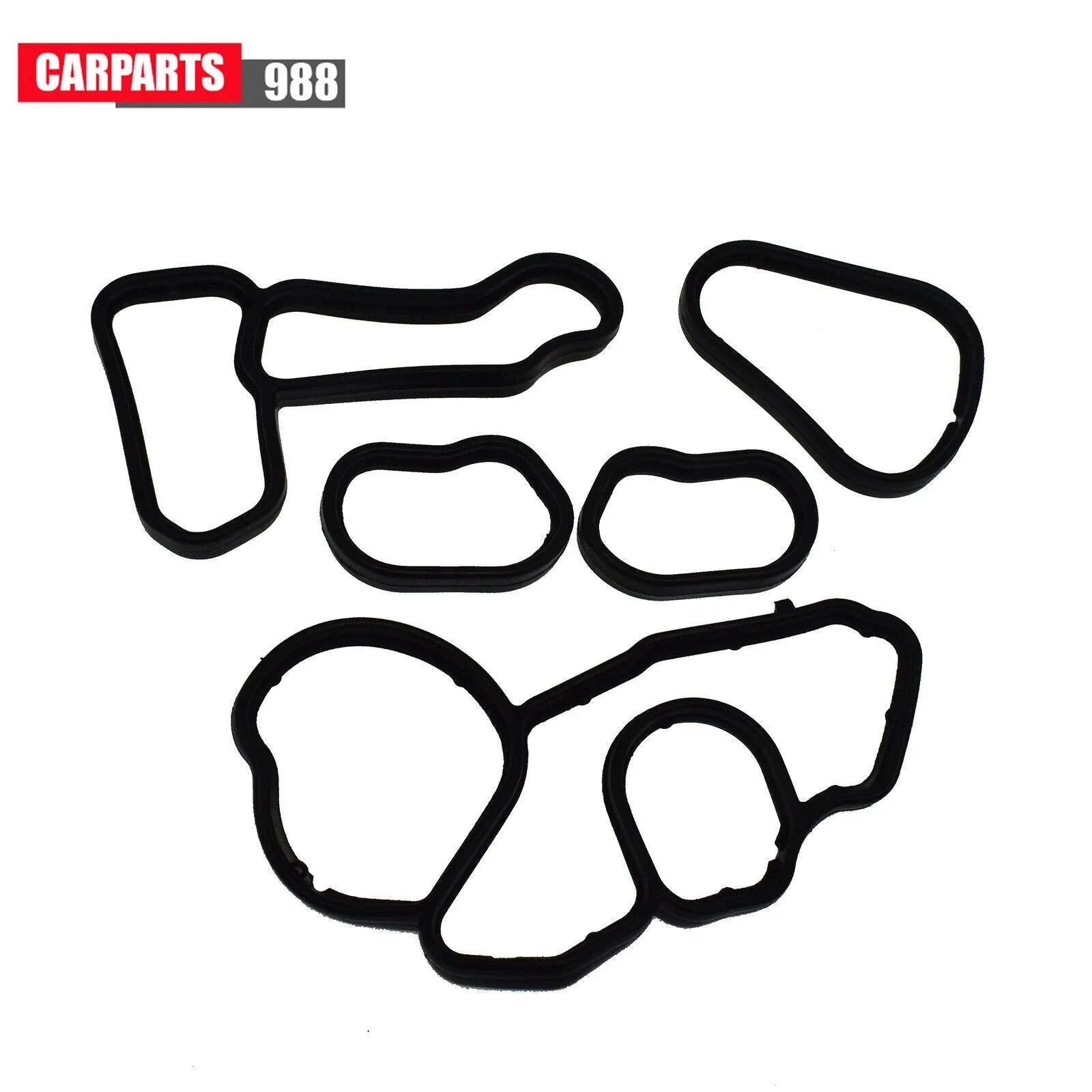 5Pcs Oil Filter Housing Gasket Seal Set For BMW F20 F21 F30 F31 F80 11427625484 6B93BC-57 [5]