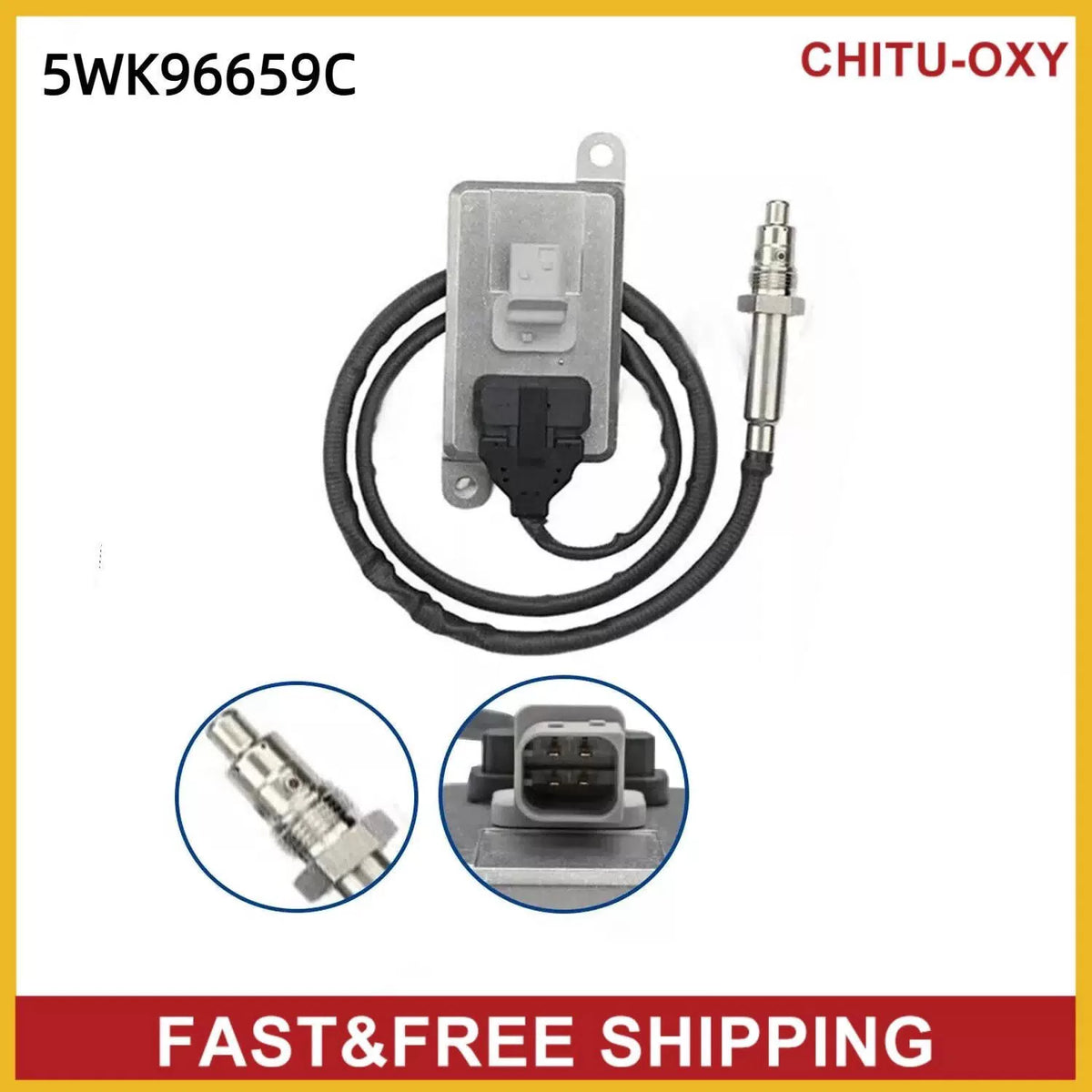 5WK96659C Nitrogen Oxide Nox Sensor For Mercedes-Benz Truck A0101539628 6B93BC-57 [1]