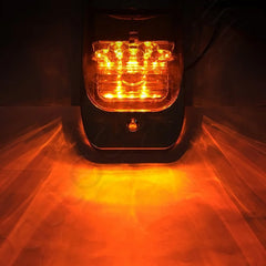 5X Chrome Amber LED Cab Marker Light +8x Red/Amber Side Marker For Truck Trailer KOEEP [2]