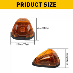 5X LED Amber Marker Roof Cab Lights For 99-16 Ford F250 F350 F450 Super Duty EOA 6B93BC-57 [2]