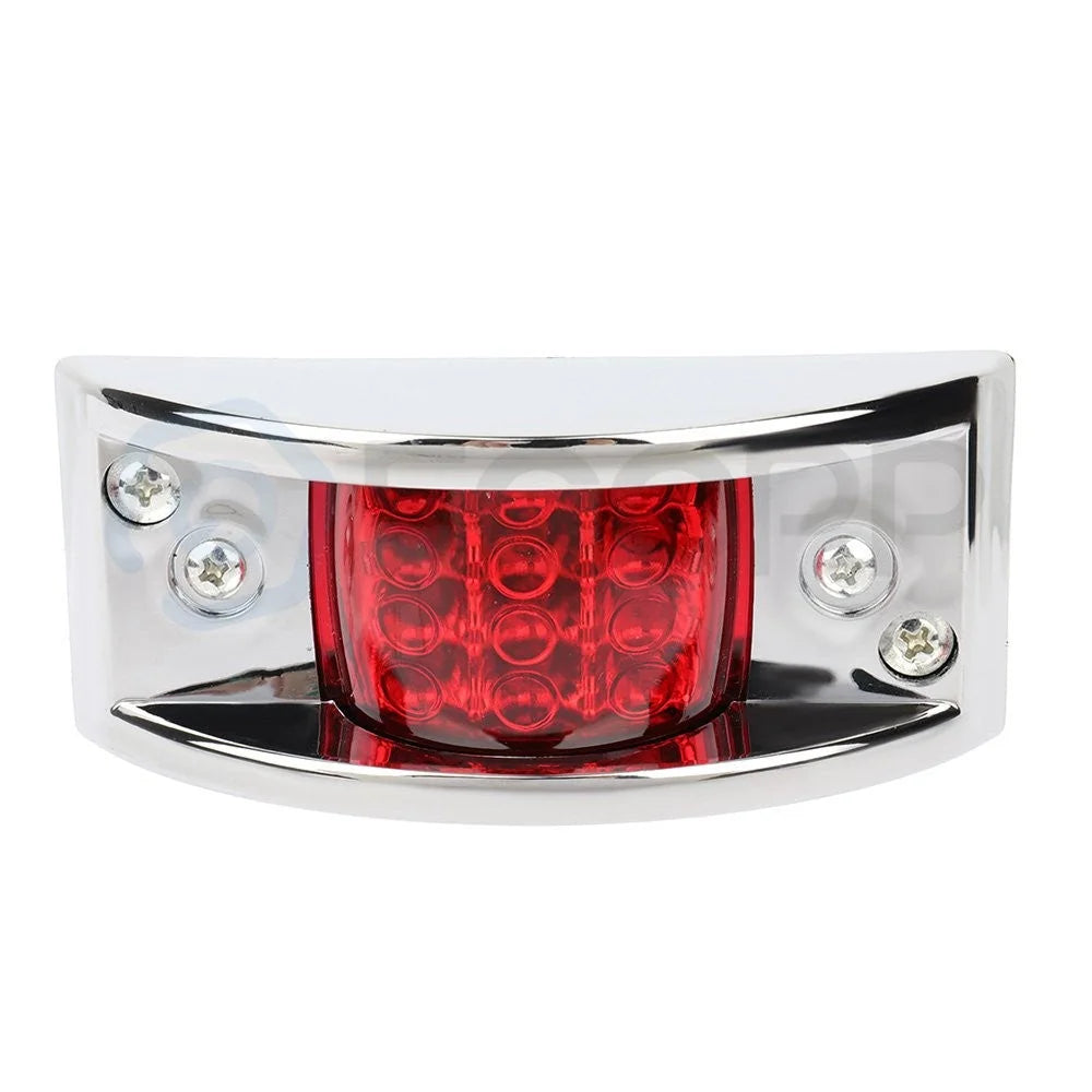 5X amber indicator trail light For Pickup Truck Lorry Peterbilt +5X red KOEEP [4]