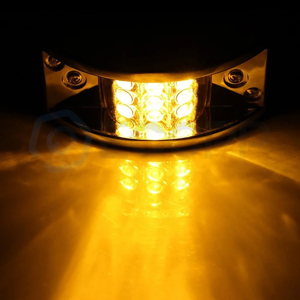 5X amber indicator trail light For Pickup Truck Lorry Peterbilt +5X red KOEEP [5]