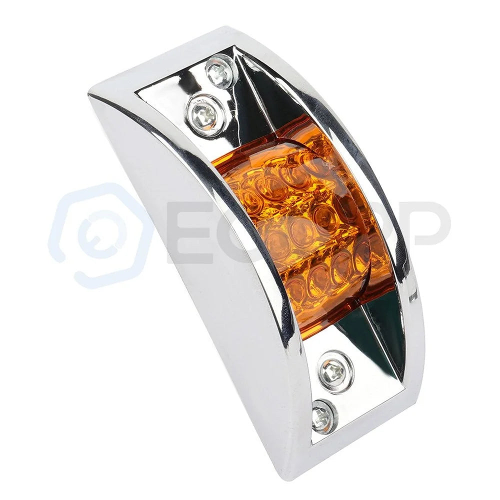 5X amber indicator trail light For Pickup Truck Lorry Peterbilt +5X red KOEEP [6]