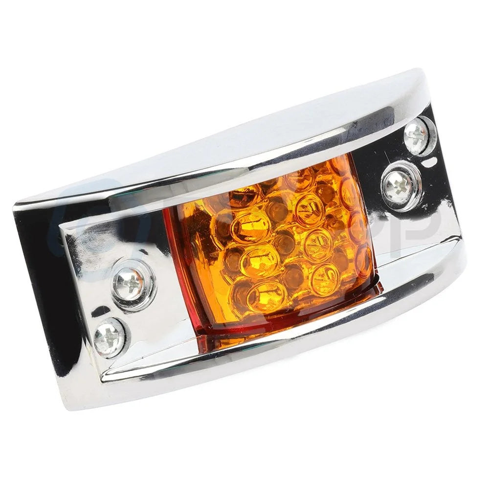 5X amber indicator trail light For Pickup Truck Lorry Peterbilt +5X red KOEEP [7]