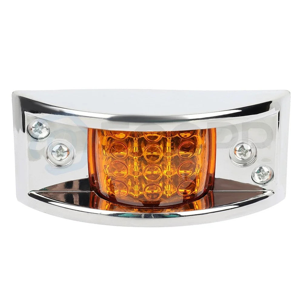 5X amber indicator trail light For Pickup Truck Lorry Peterbilt +5X red KOEEP [8]