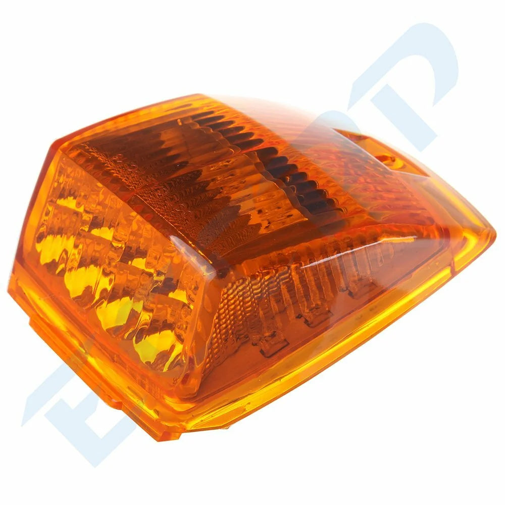 5pcs Amber 17LED Reflector Top Clearance Marker Lights for Kenworth Peterbilt 6B93BC-57 [3]