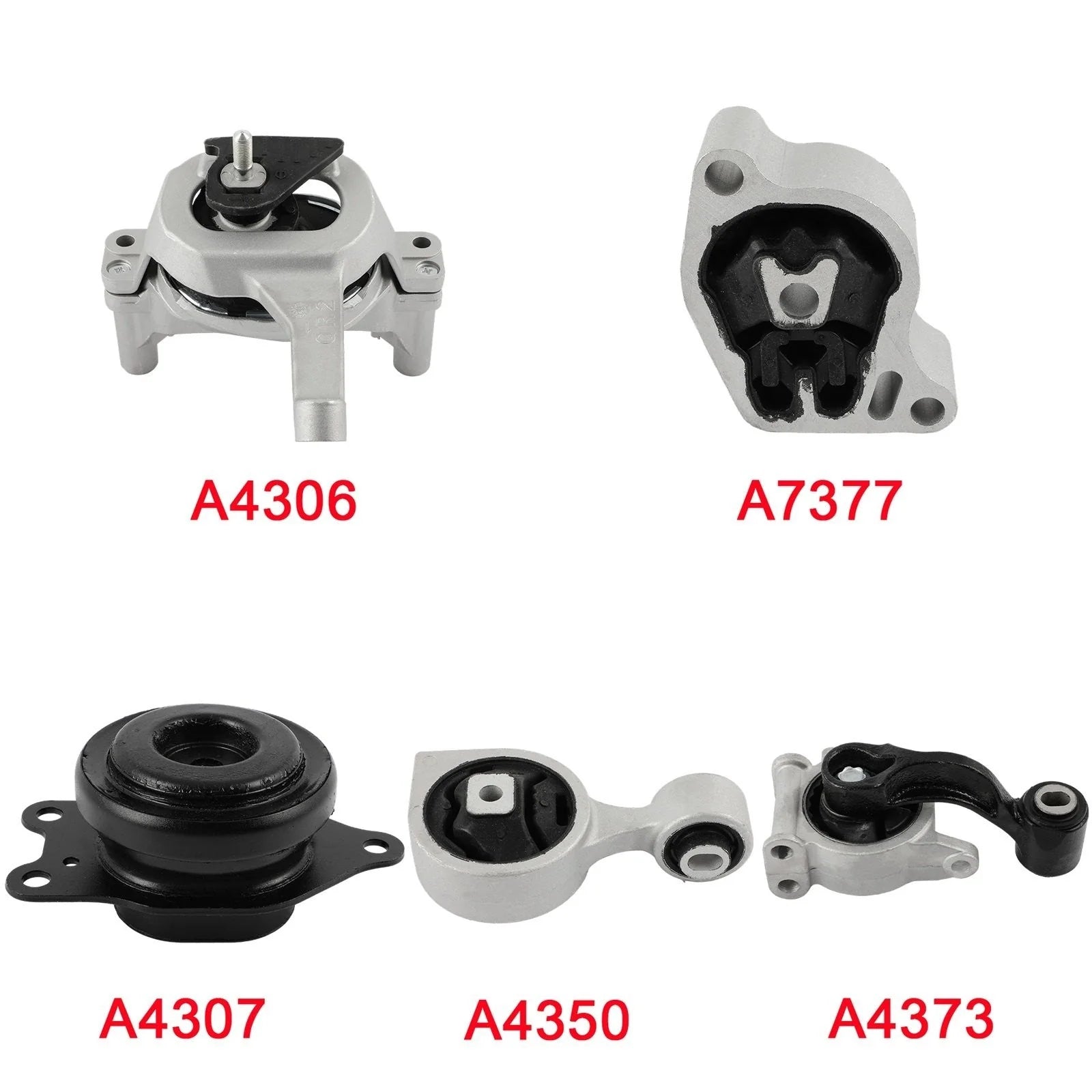 5pcs Engine Motor & Transmission Mount For Nissan Altima 2014-2015 L4 2.5L KOEEP [1]