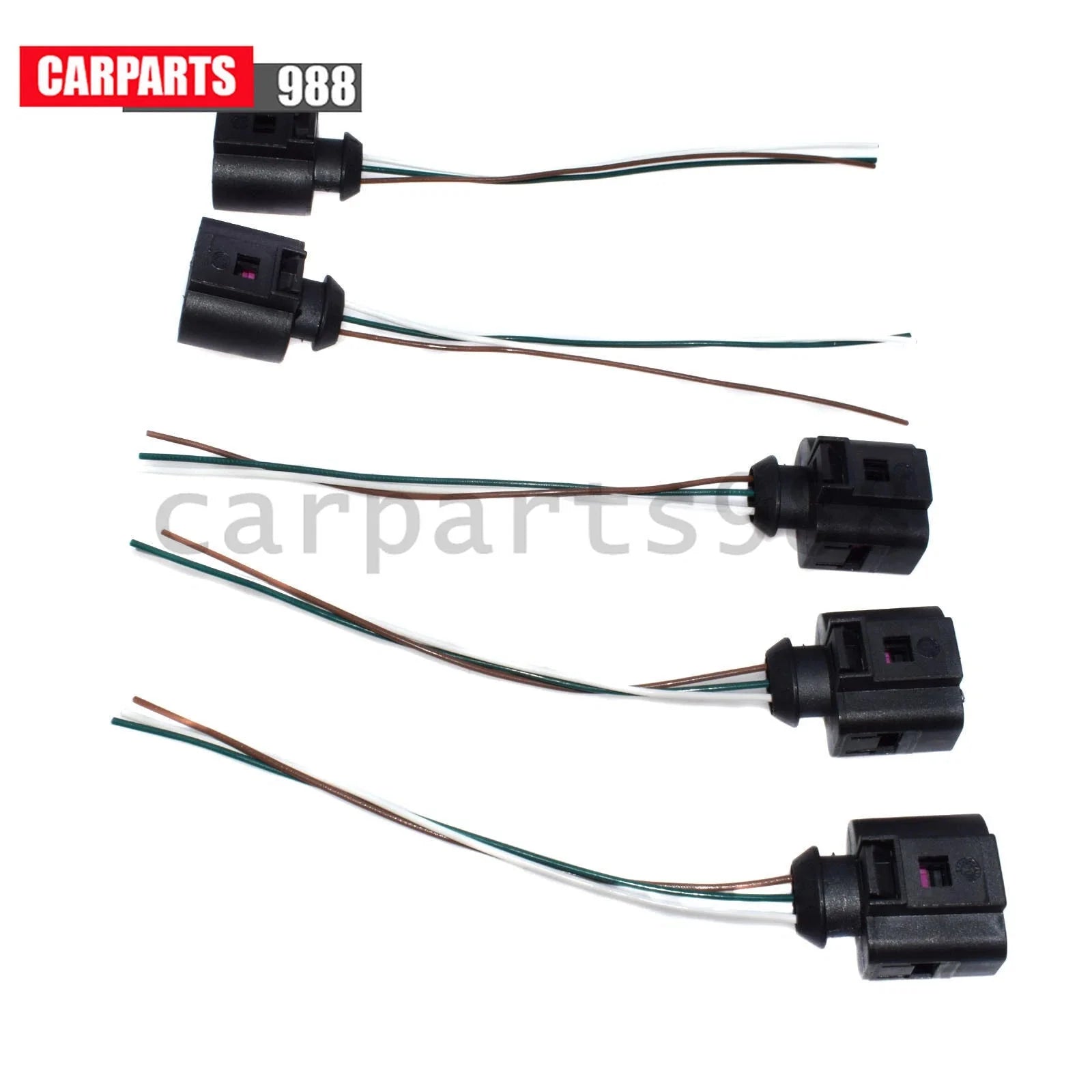5x 3-Way A/C Pressure Switch Sensor Plug Pigtail For VW Golf Passat Audi A1 TT 6B93BC-57 [3]
